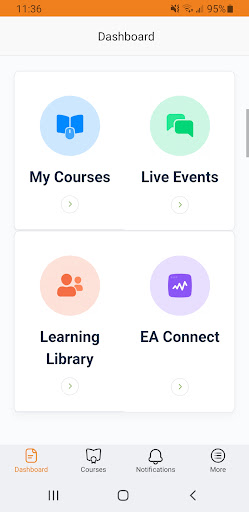 Android application Empowering Ability Academy screenshort