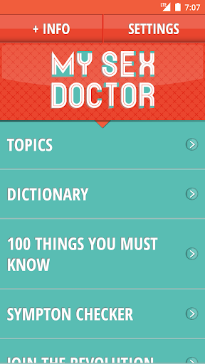 Android application My Sex Doctor Lite screenshort
