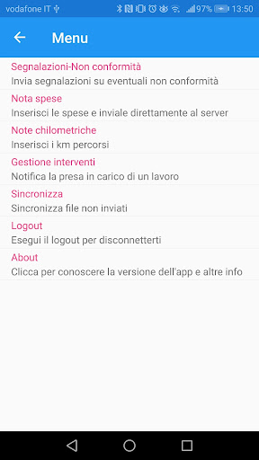 Vision: supporto interventi Screen 2