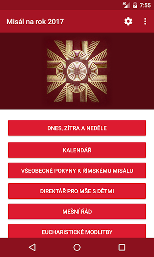 Android application Misál na rok 2023/24 screenshort