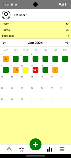Kiroku: Alcohol Tracker Screen 2