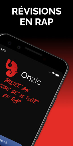 Android application Onzic - Révision en rap screenshort