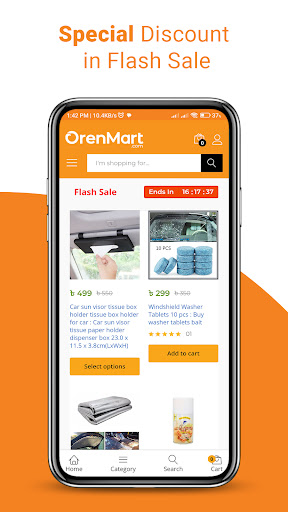 OrenMart Car Accessories Shop Screen 2
