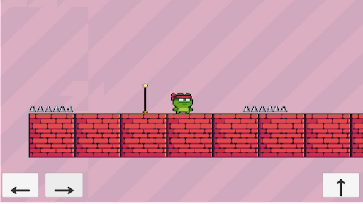 Android application Ninja žába - parkour hra screenshort