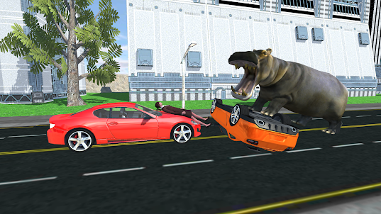 Wild Hippo Attack Simulator 3D
