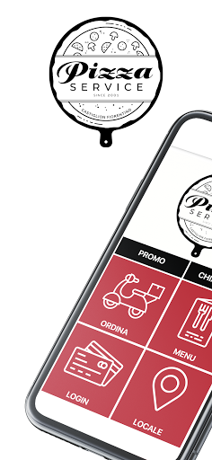Android application Pizza Service screenshort