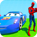 Superhero Color Cars (Supercity sim) icon