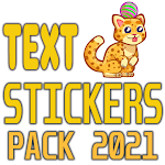 Cover Image of Herunterladen Leopard Text Sticker for WA Chat & WASticker 1.0.0 APK