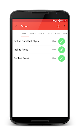 Gym Diary -Track your workouts Screen 2