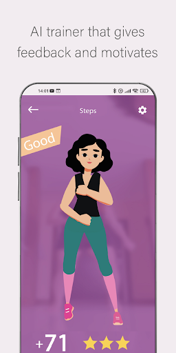 Screenshot of Vivafit: fitness dancing