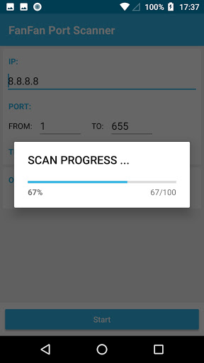 FanFan Port Scanner Screen 3