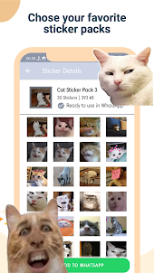 WASticker - Cat Stickers Pack