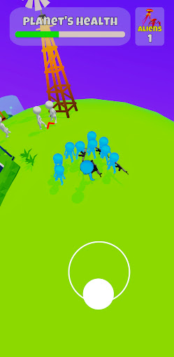Android application Alien Invasion screenshort