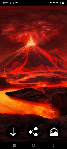 Volcano Wallpapers Screen 2