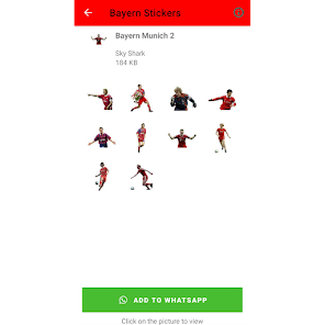 Captura de Pantalla 10 Bayern Munich Stickers android