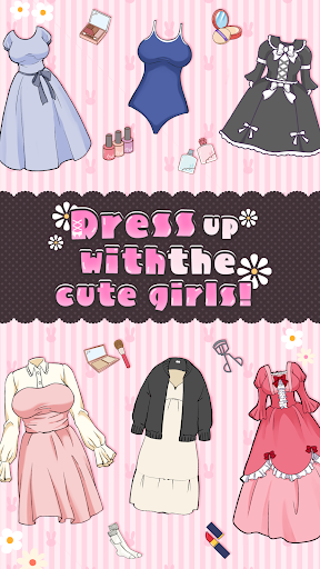 Dress up with the cute girls! Screen 3