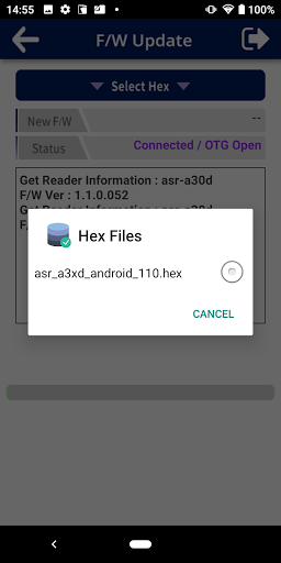 AsFWUpdater Screen 3