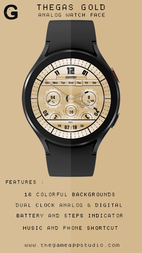 TheGas Gold Watch Face