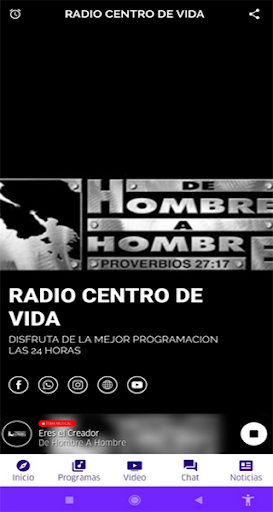 Radio Centro De Vida Screen 2