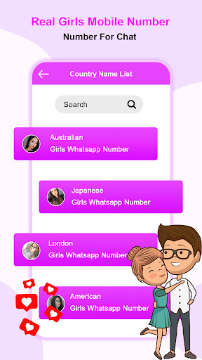 Friend Search for Chat Girls Number Prank