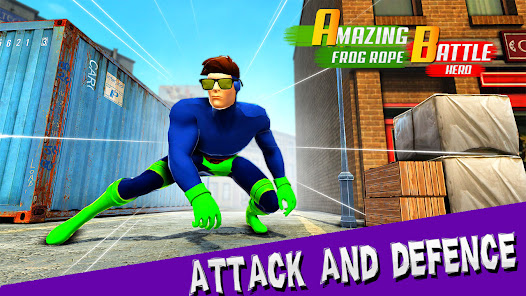 Amazing Rope Spider Fight Hero  screenshots 4