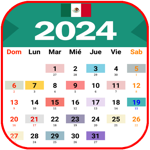 Mexico Calendario 2024  Icon
