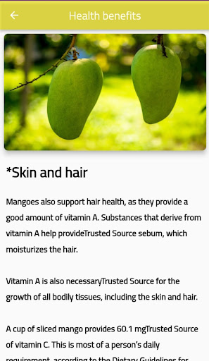 Mango benefits Screen 2