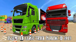 US Semi Big Cargo Truck Parkin - Screenshot 1