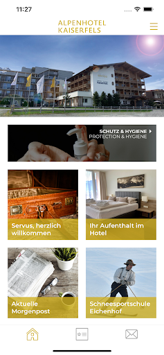 Android application Sentido alpenhotel Kaiserfels screenshort