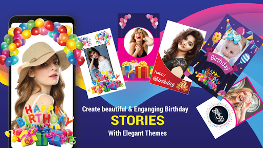 Android application Name Photo On Birthday Cake screenshort