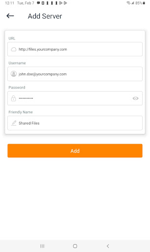 Android application SynaMan Mobile screenshort