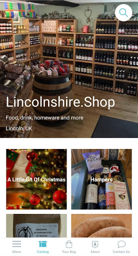 Android application Lincolnshire.Shop screenshort