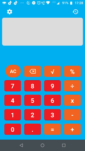 Colorful Calculator Screenshot