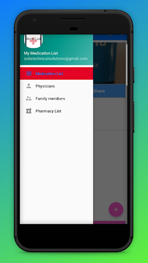 Medi-List Medication List Screen 2