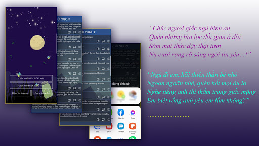 Android application Chúc ngủ ngon - Good Night screenshort