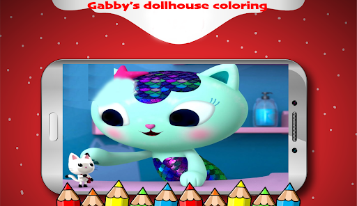 Gabys Coloring Dollhouse Game