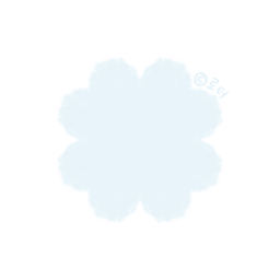 Icon image 카카오톡 테마 - 몽글 블루 네잎클로버 구름 테마