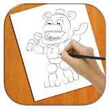 ? How To Draw five nights icon