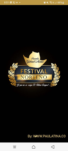 Android application Festival Norteño Gabriel Acuña screenshort