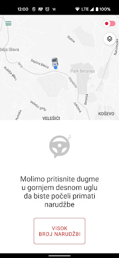 Android application Korpa Kurir screenshort