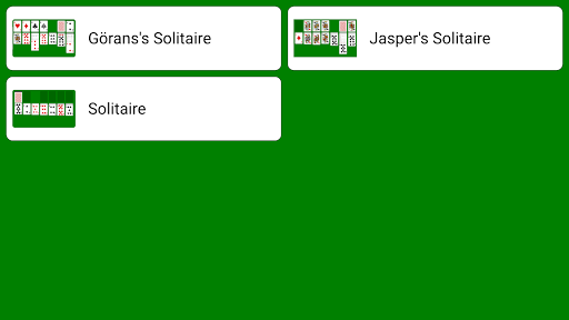 Android application Virtual Solitaire screenshort