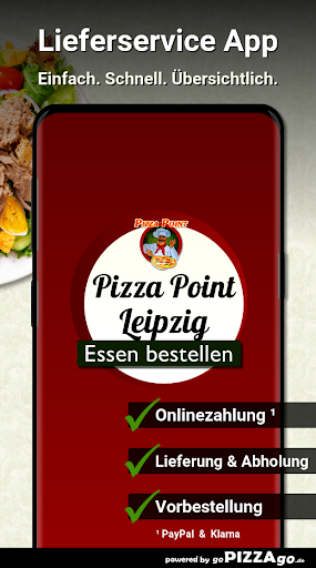 Android application Pizza Point Leipzig screenshort