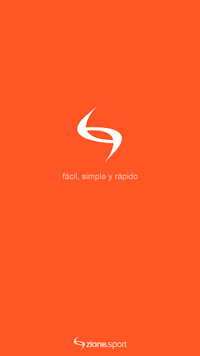Android application zione.sport screenshort