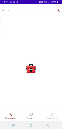 Android application EmergencyPal screenshort