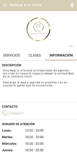 Belleza a la Carte Screen 3