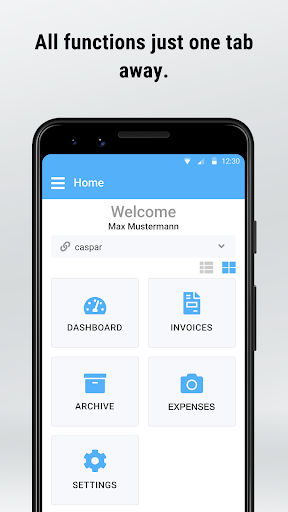 caspar invoice Screen 3