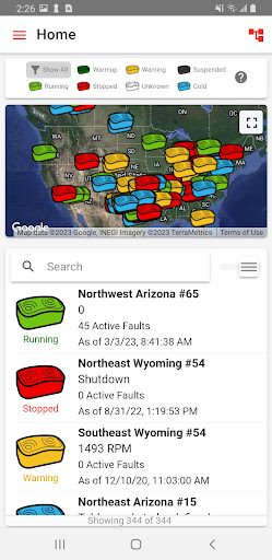 Android application M-LINK Connect screenshort