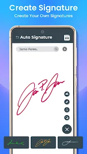 Signature Maker pdf signer