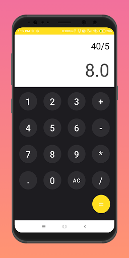 Simple Calculator Screen 2