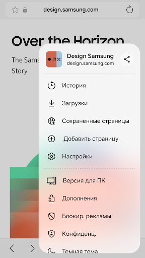 Samsung Browser screenshot 2